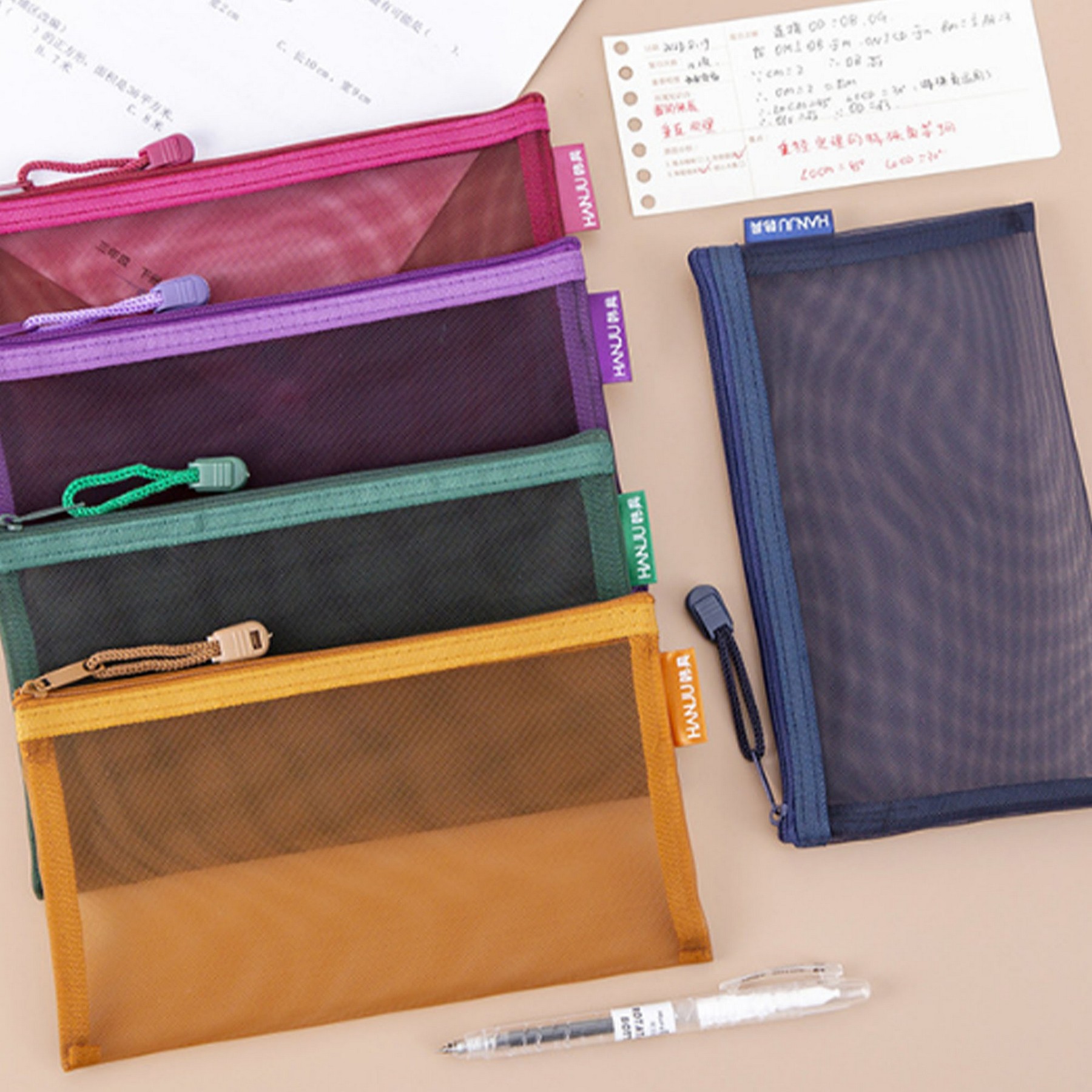 Clear Zipper Pencil Case 2