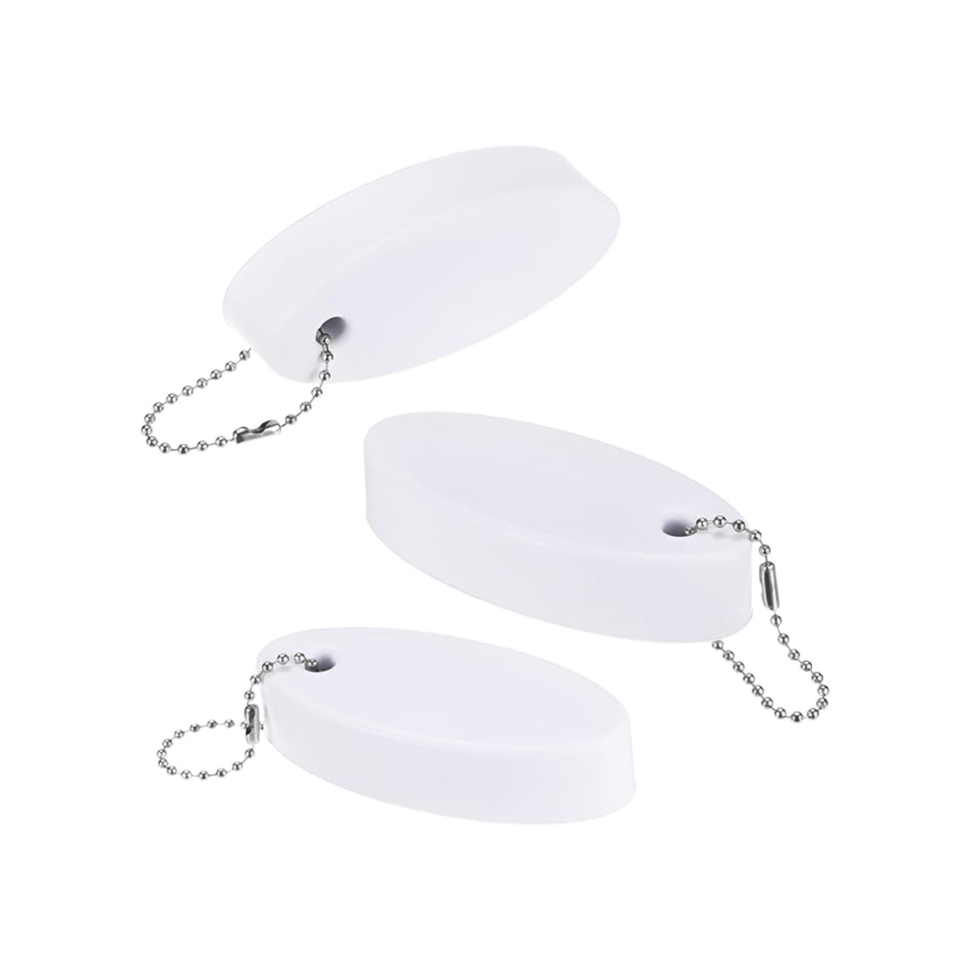 Oval PU Foam Floating Keychain 1