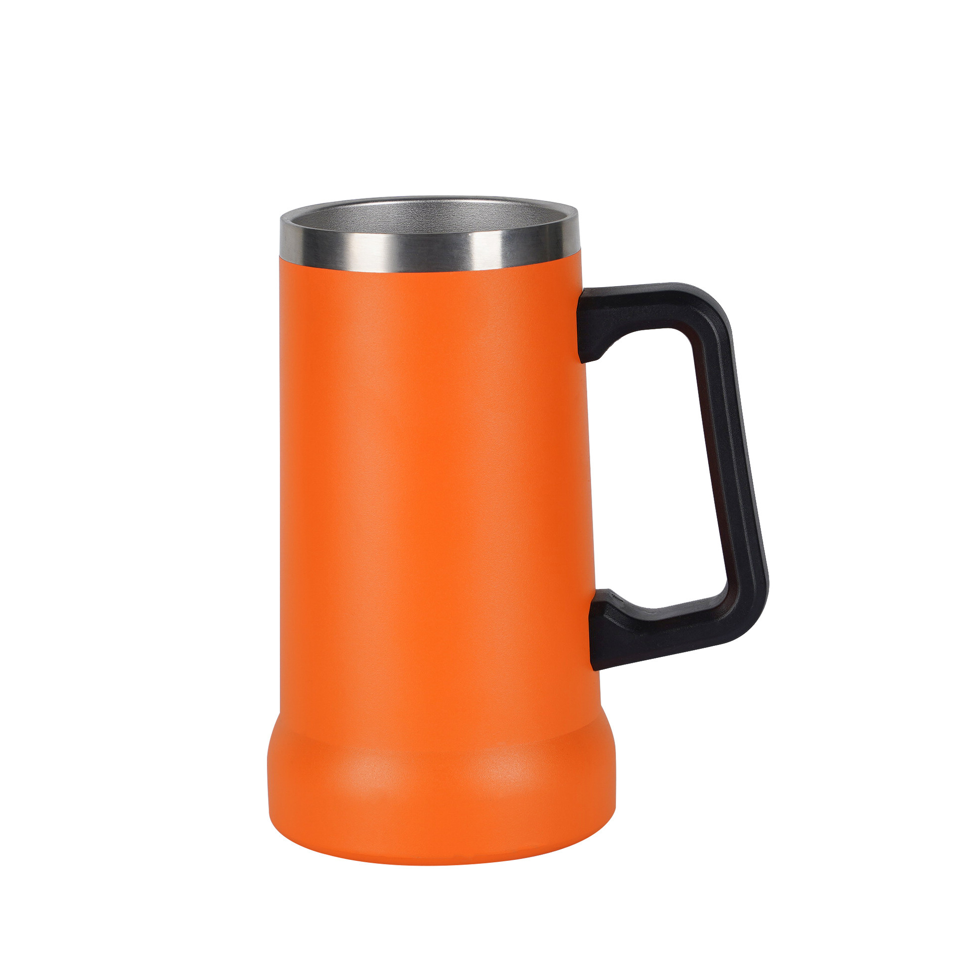 24 oz Stainless Steel Insulated Big Grip Beer Stein Mug 6