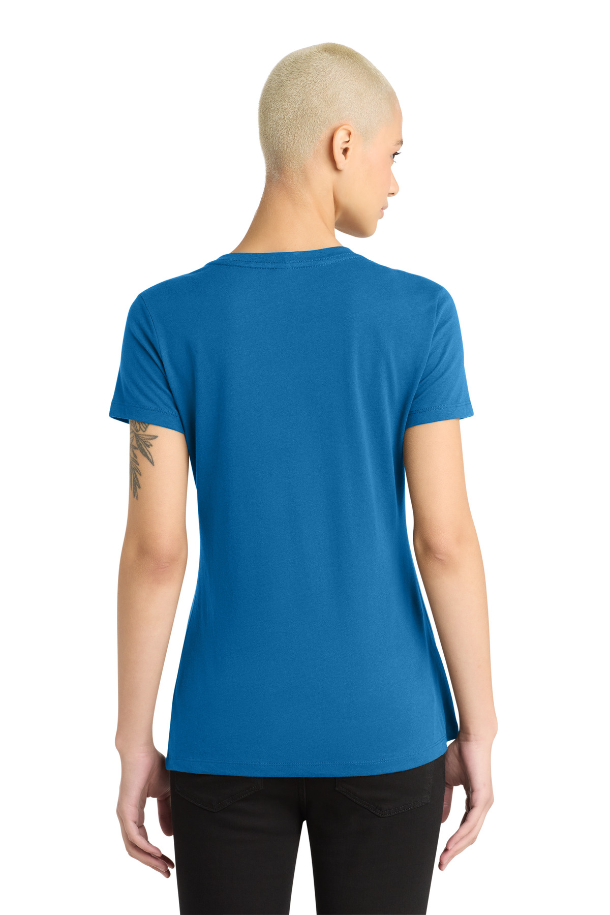 District - Women's Perfect Weight V-Neck Tee. DM1170L 186