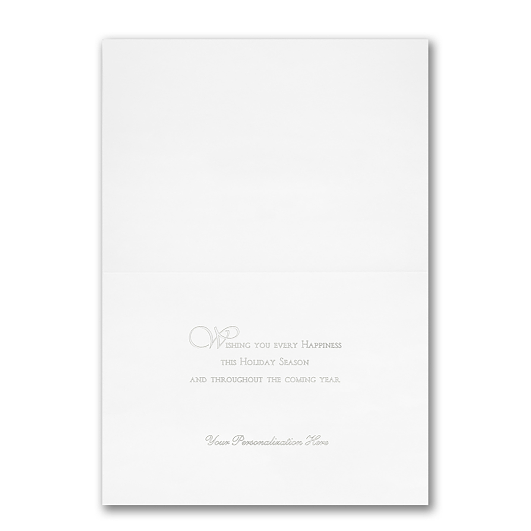 Frosty Winter Scene Holiday Card 2