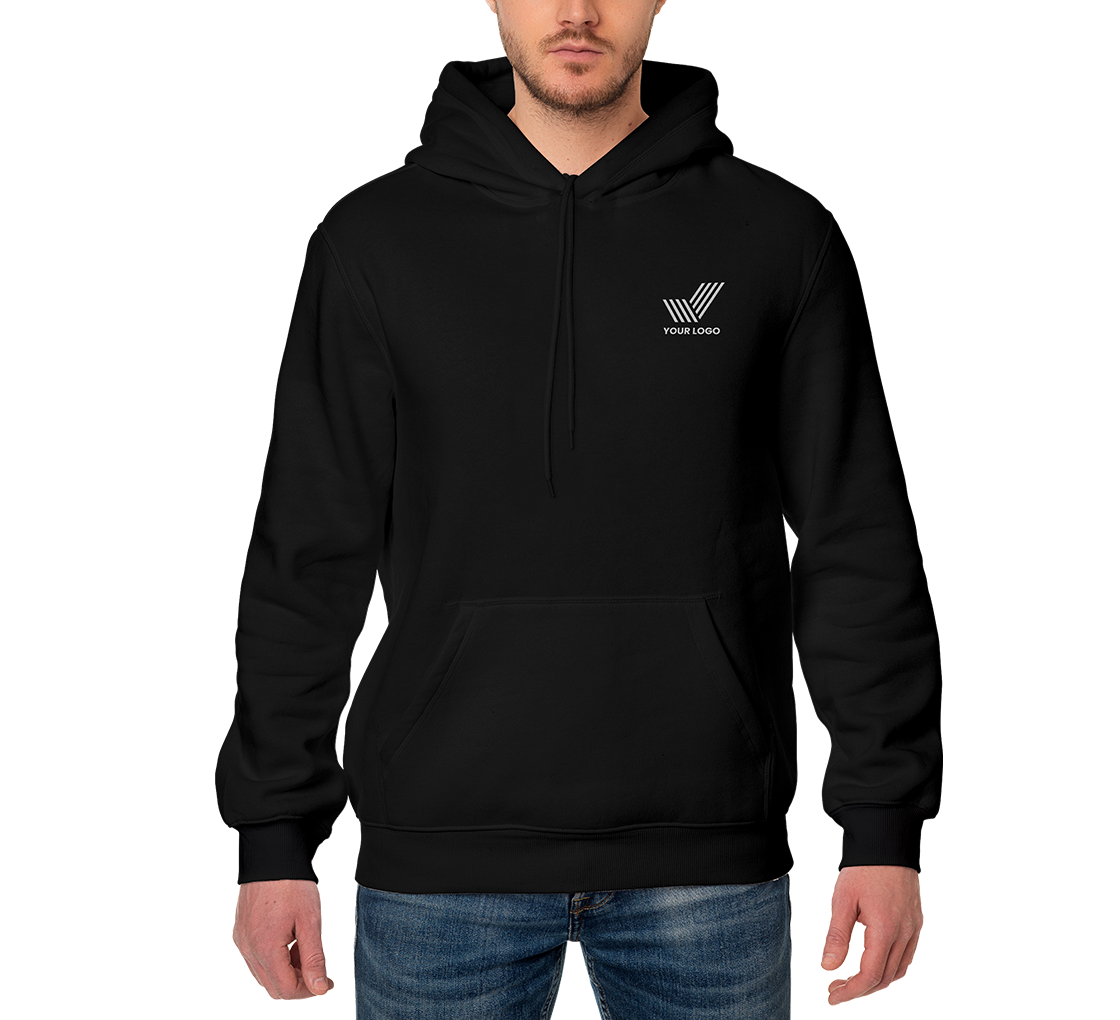 Men's Hoodie - Embroidered, custom hoodie or sweatshirt with logo imprint 4