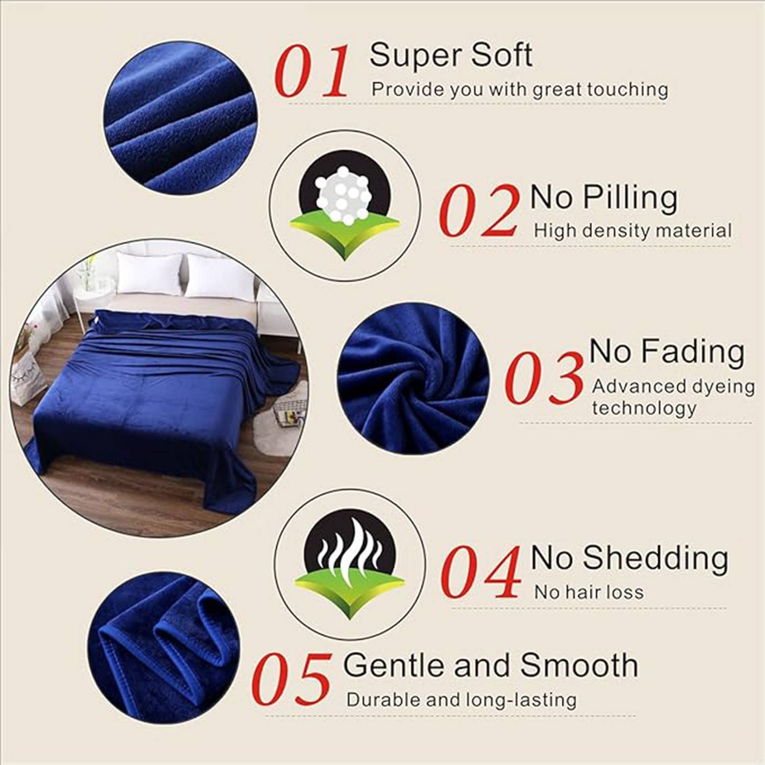 Thickened Solid Color Blanket 5