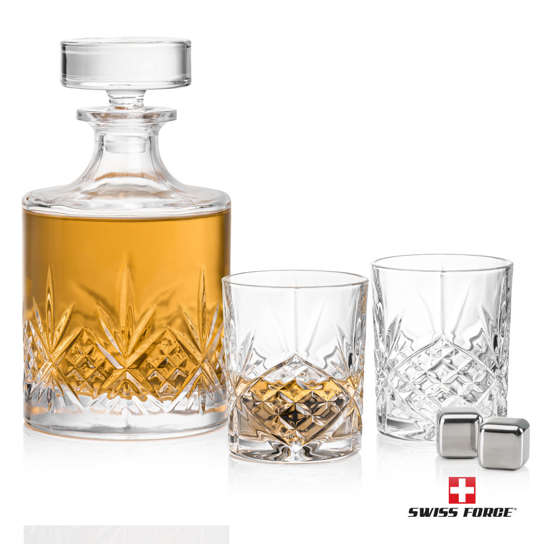 Brinkley Decanter Set & Ice Cubes 5