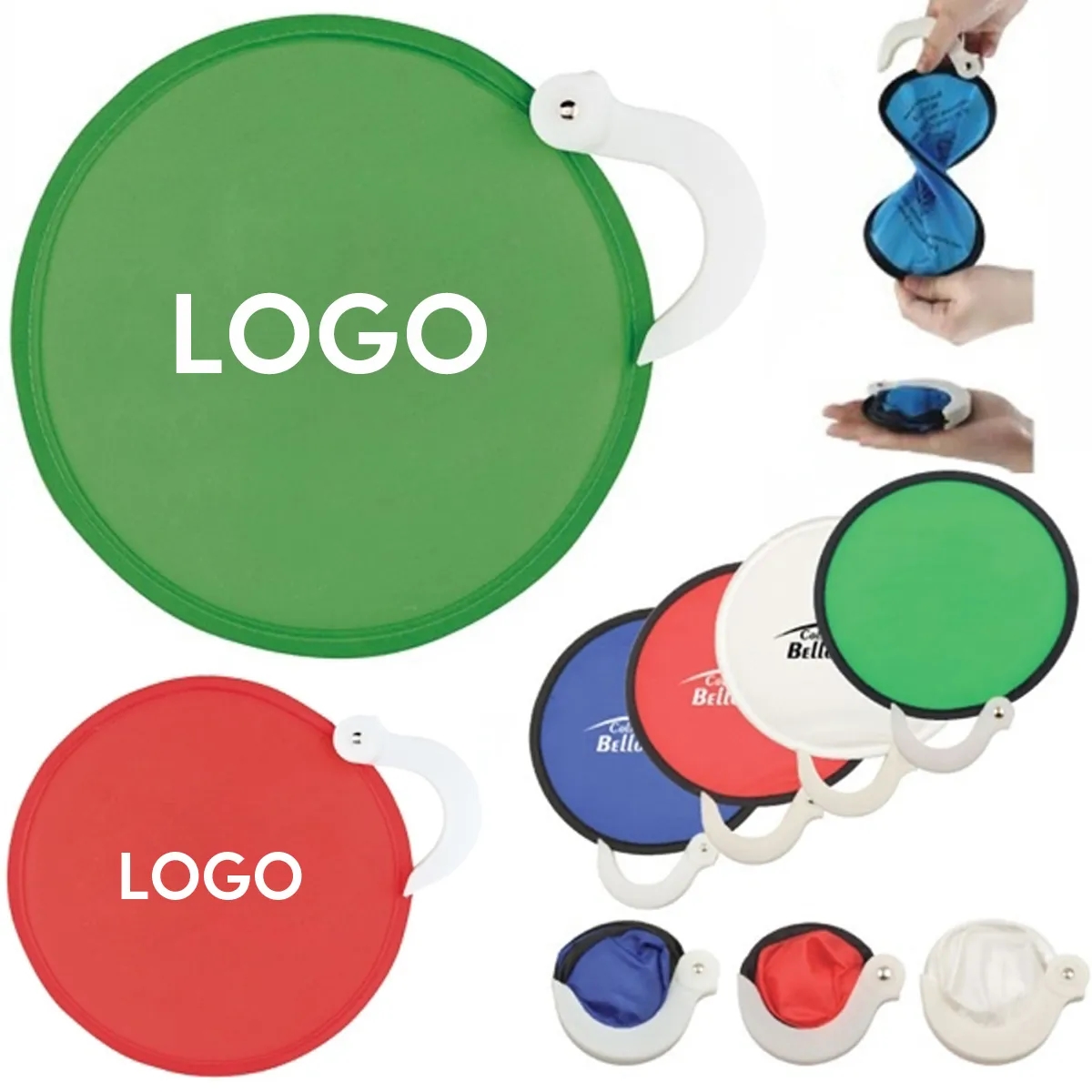Foldable Handheld Round Folding Fan 1