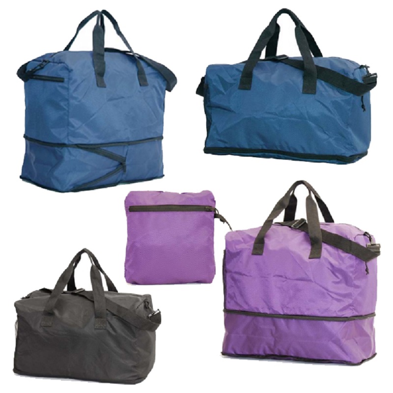 Top Grade Lightweight Foldable& Expandable U-Zip Duffle Bag 2