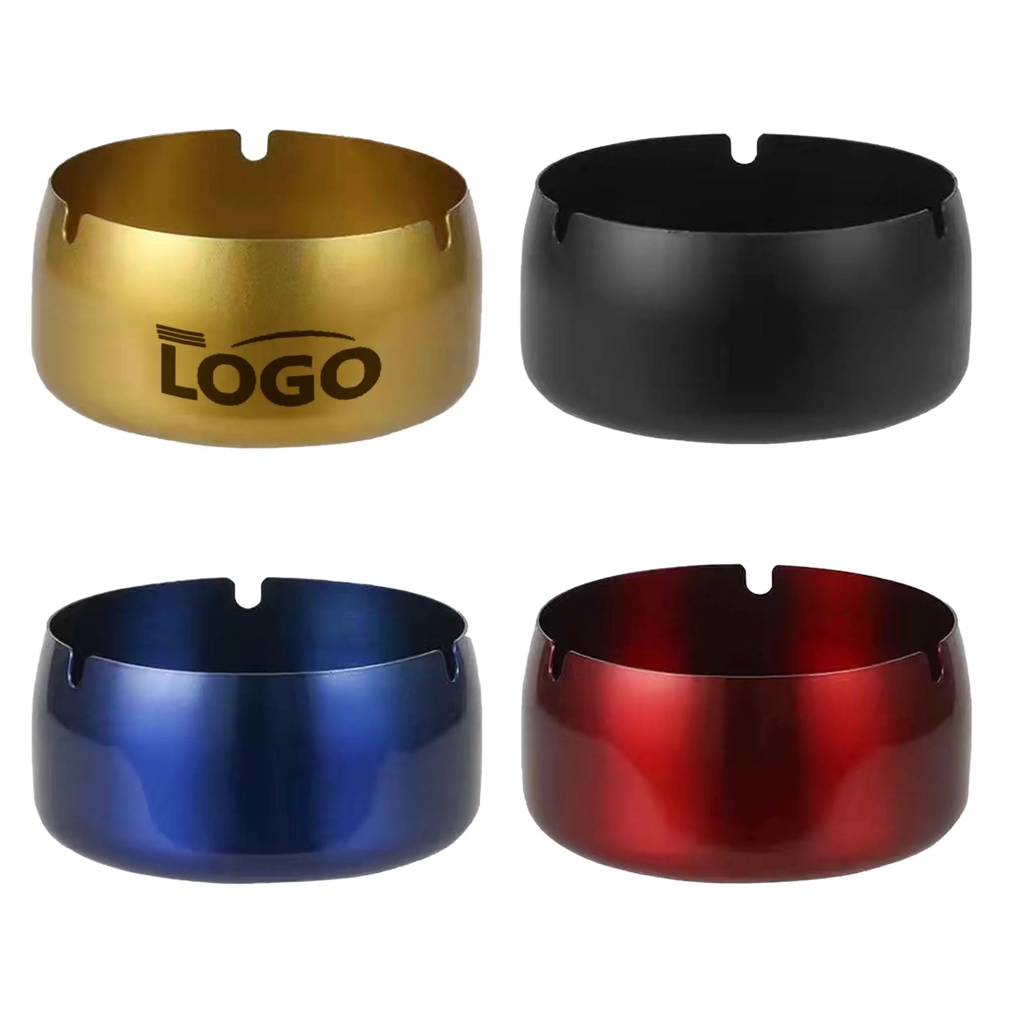 Stainless Steel Windproof Ashtray 4