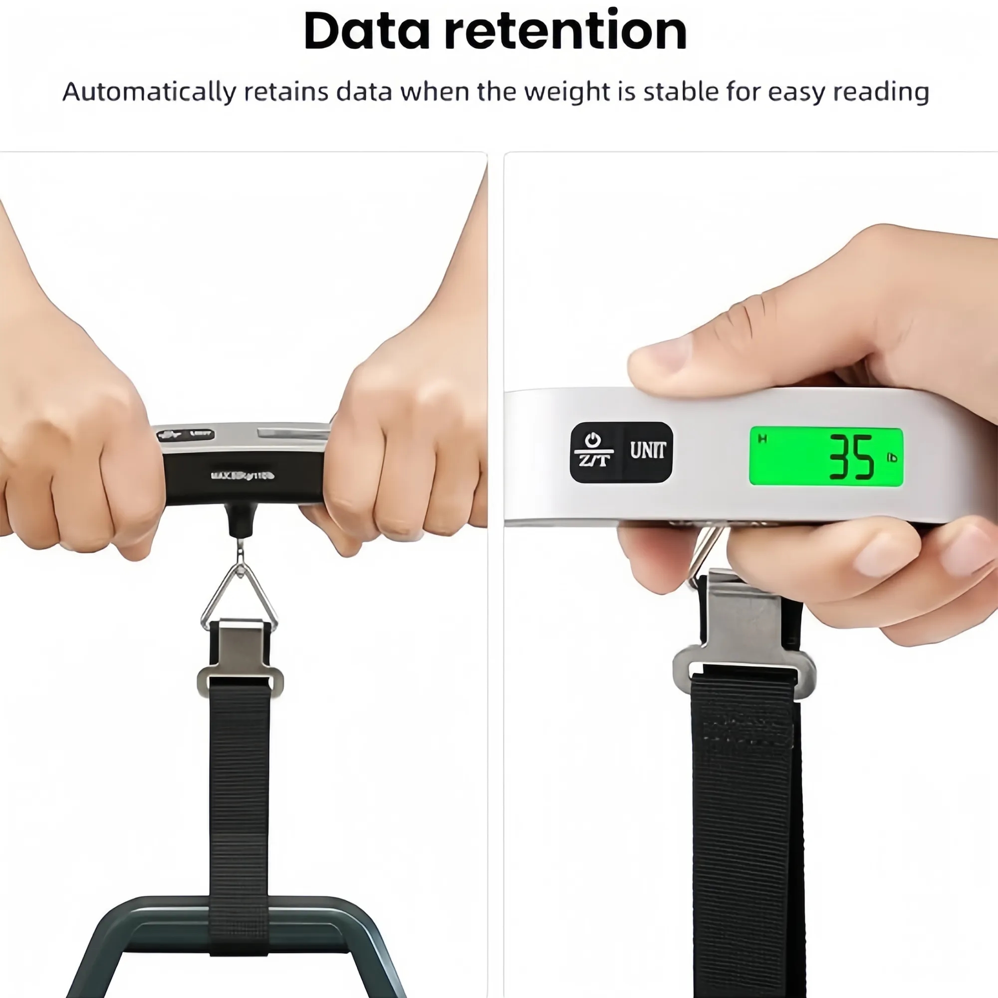 110lbs Portable Handheld Electronic Scale 2
