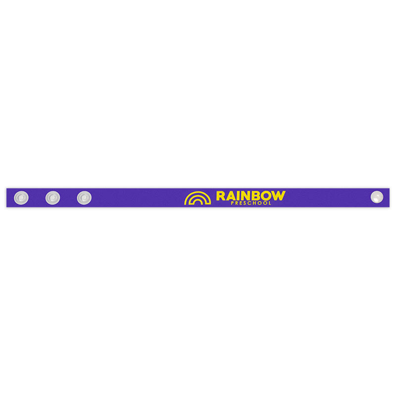 Printed Silicone Adjustable Wristbands 219