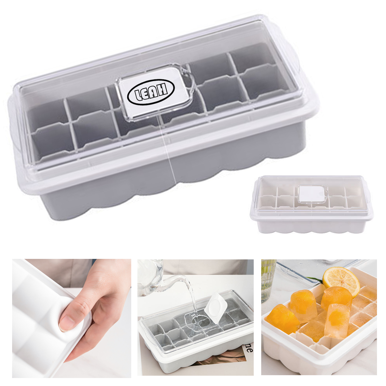 Ice Cube Tray With Lid 3