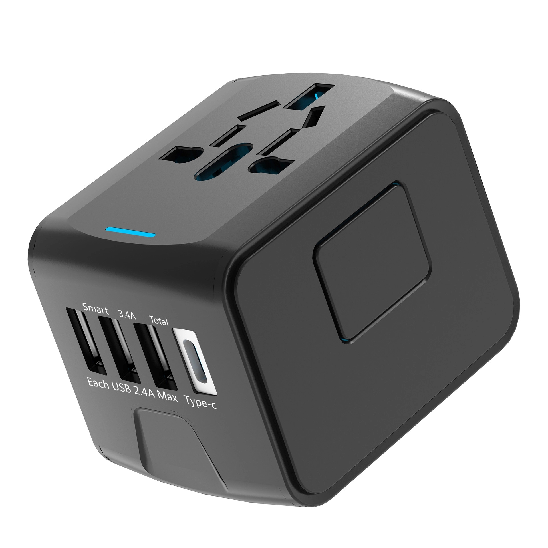 3 USB 1 Type C Smart Travel Power Adaptor Charger 7