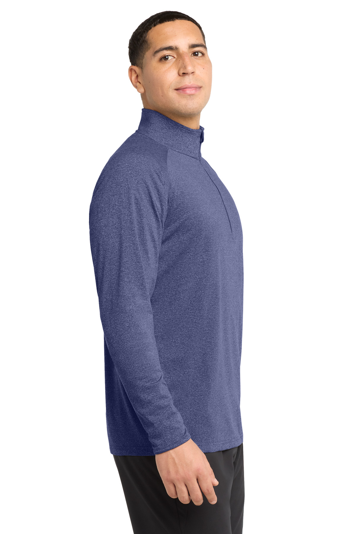 Sport-Tek Tall Sport-Wick Stretch 1/4-Zip Pullover. TST850 35