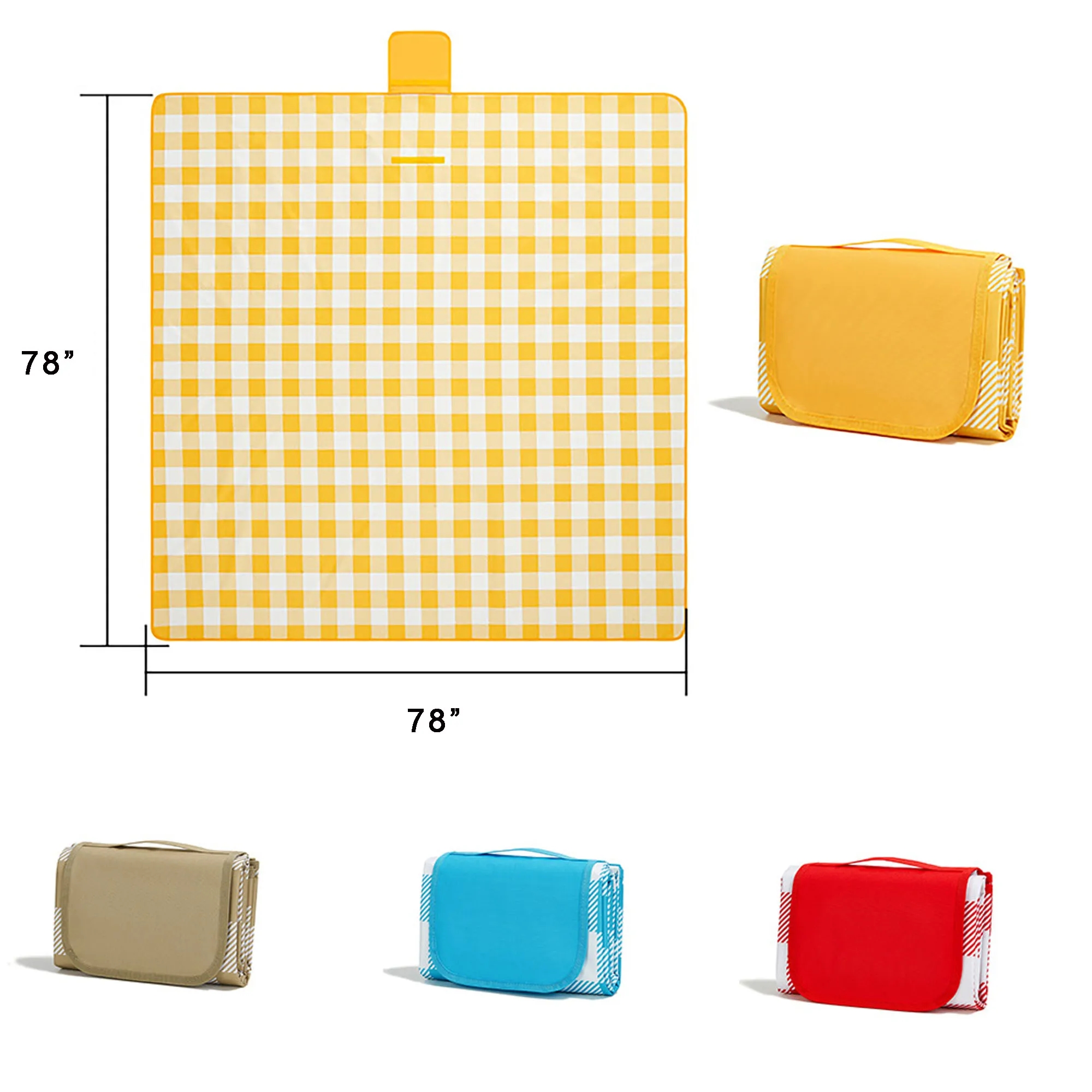 78" x 78" Picnic Blanket 2