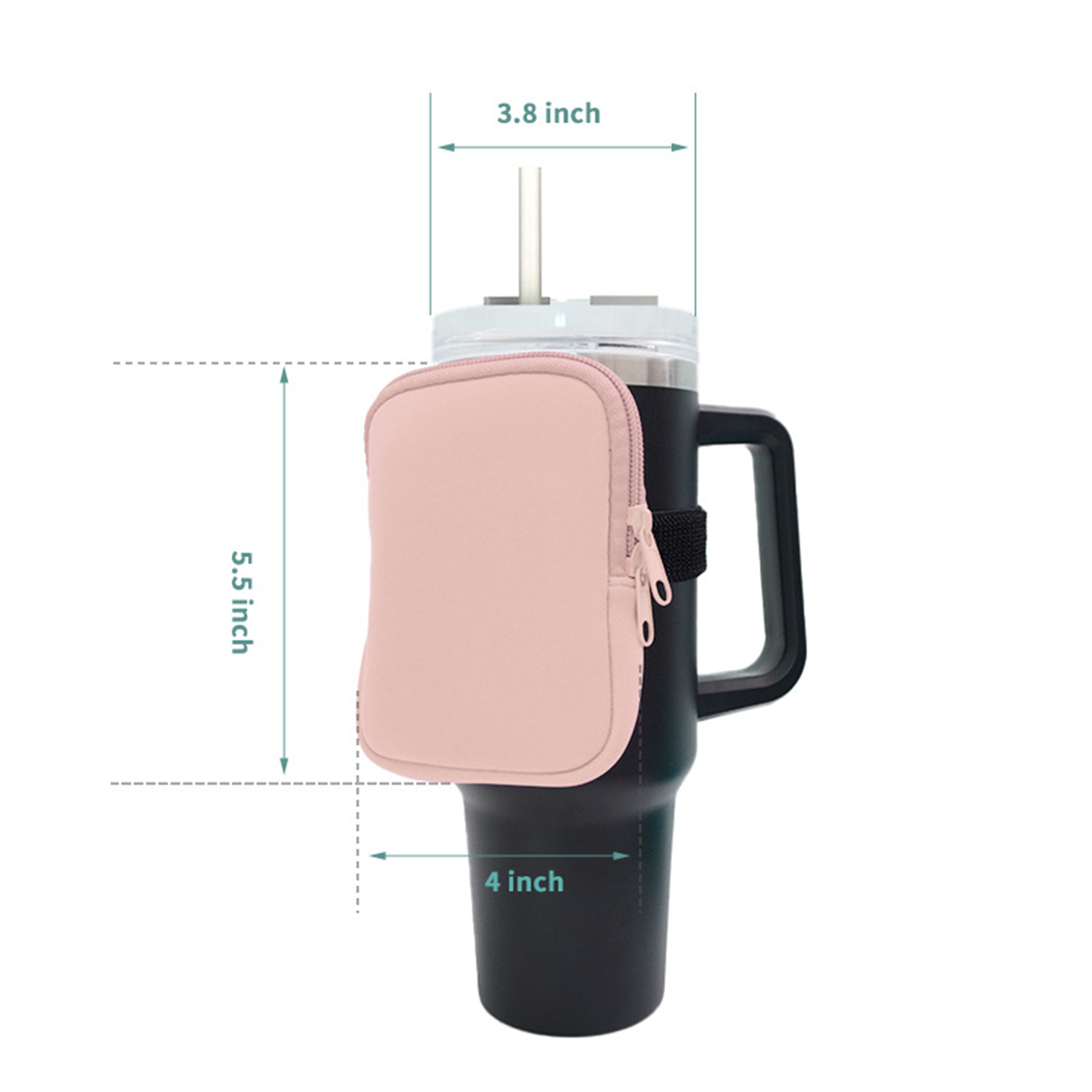 Neoprene 40 Oz. Water Bottle Arm Bag 2
