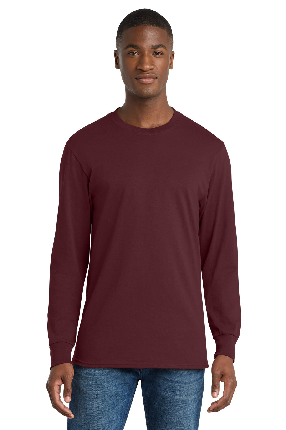 Port & Co Long Sleeve Core Cotton Tee. PC54LS 43