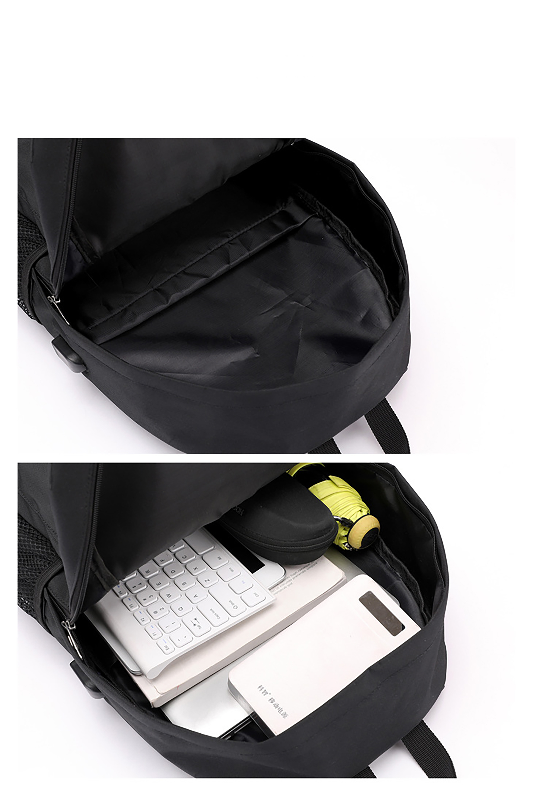 Deep Storage Laptop Backpack with USB Charging Port 10