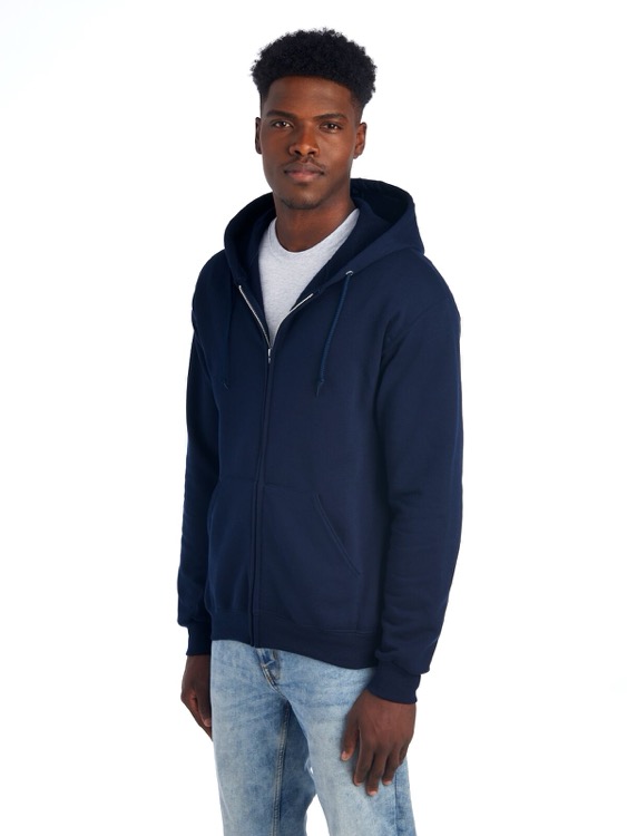 JERZEES NuBlend® Unisex Full-Zip Hooded Sweatshirt, custom hoodie or sweatshirt with logo imprint 15