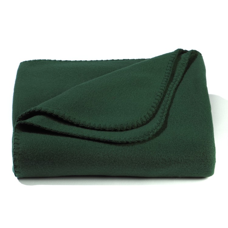 Hunter Green Value Fleece Blanket