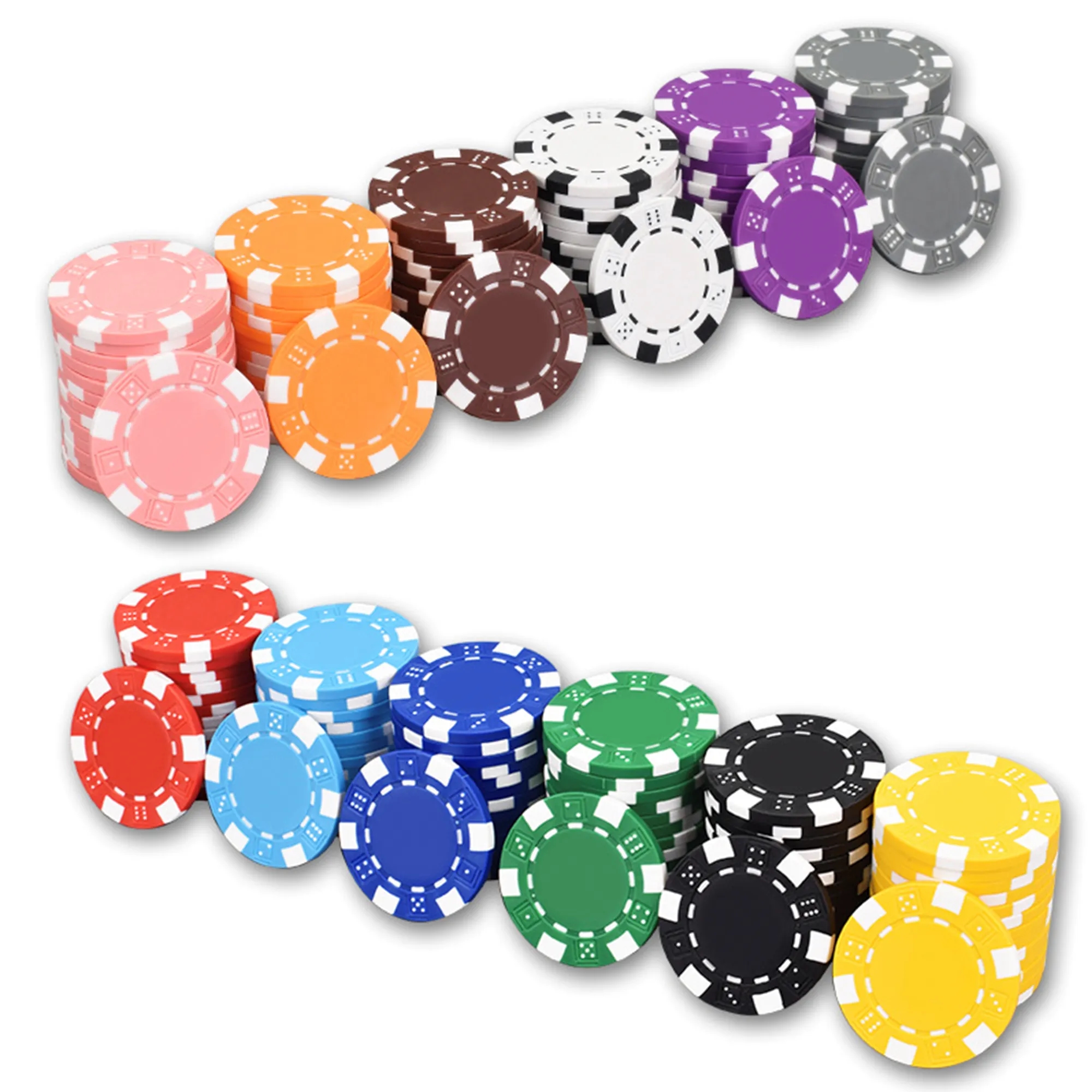 11.5g Double Sided Professional Plastic Poker Chip 2