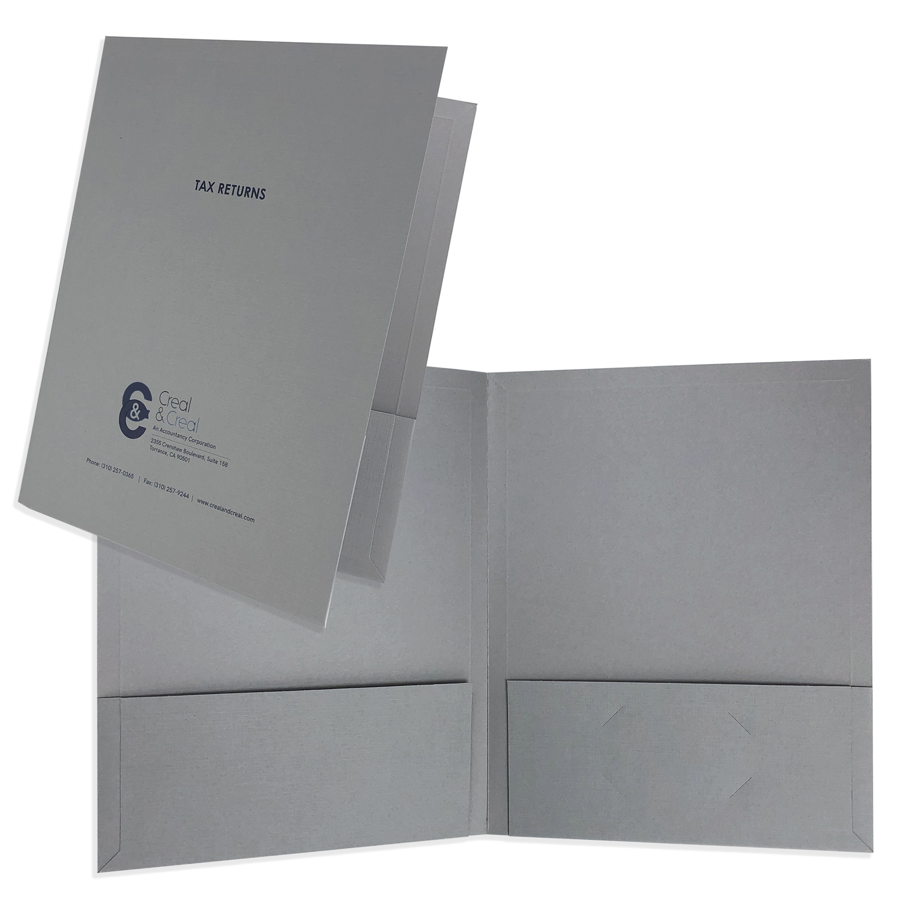 Conformer® Standard Two Pocket Folder with PMS Print 9