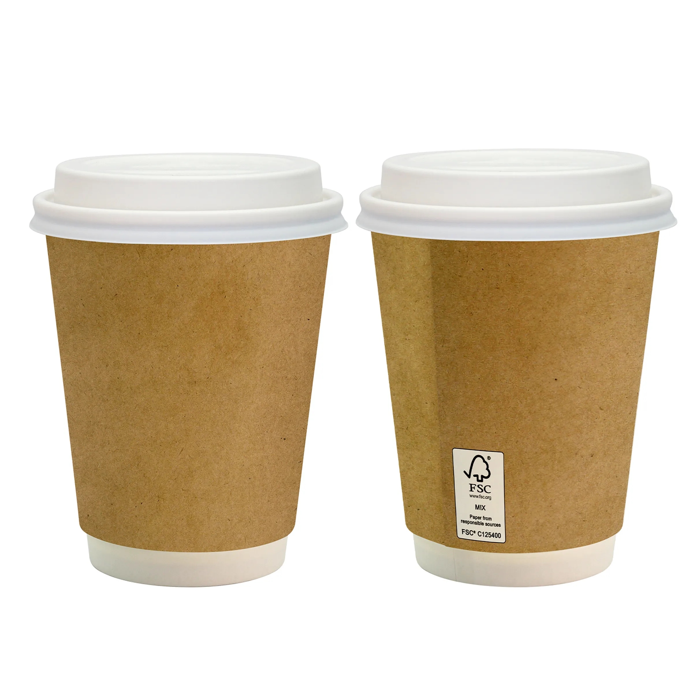 12 oz Full Color Dusky Paper Cup With Lid 5