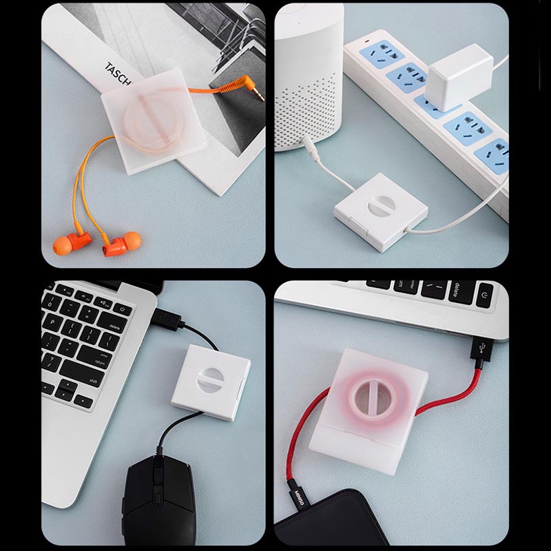 Cable Organizer With Phone Holder 2