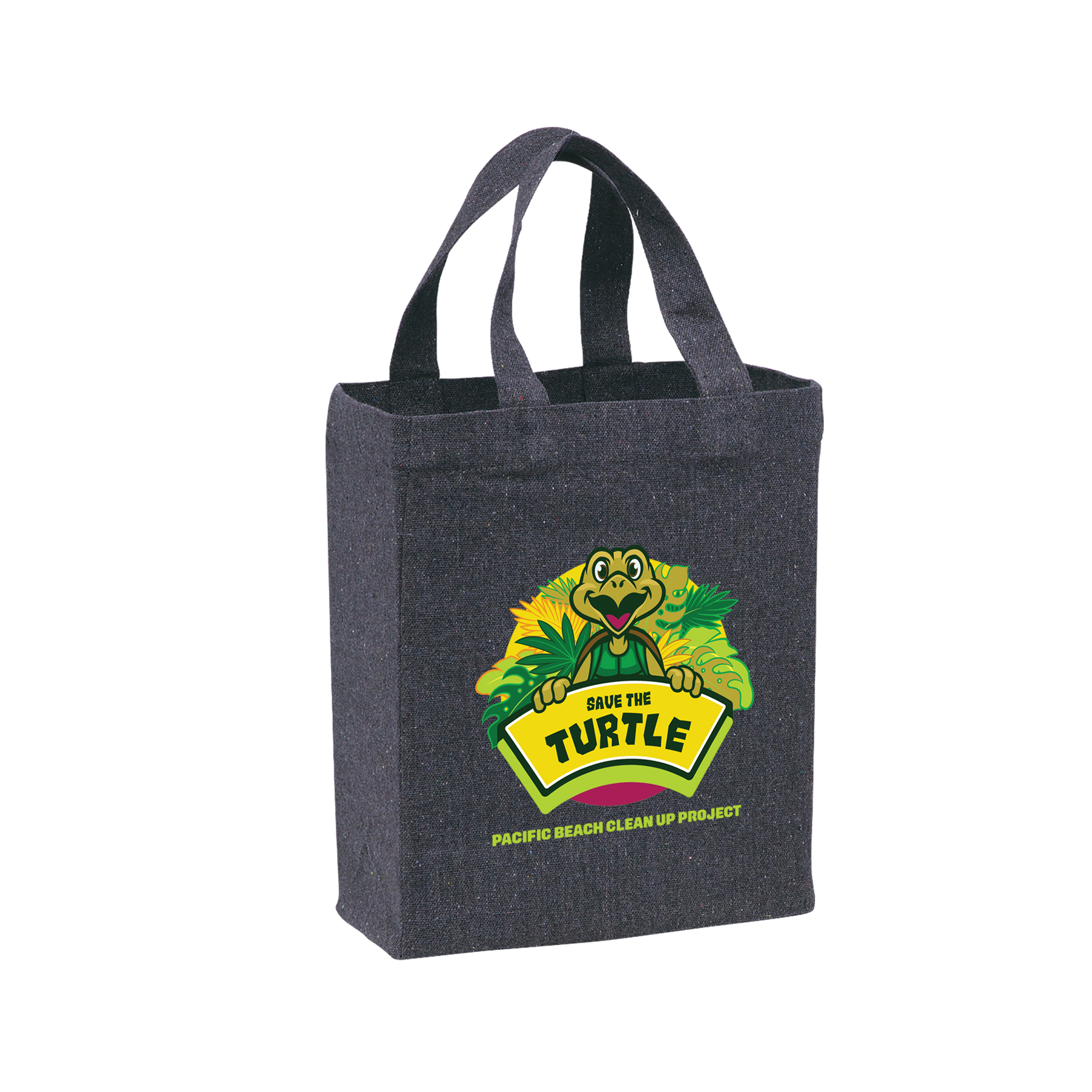Recycled Cotton Canvas Tote Bag, custom tote bag with logo imprint 4