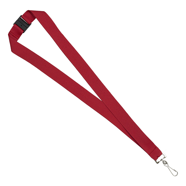 "MCGILL" 1" Blank Lanyard with Breakaway Safety Release Attachment - Swivel Clip 2