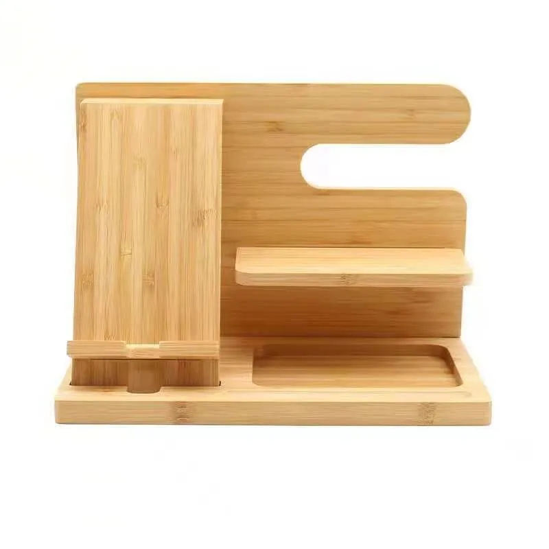 Bamboo Wood Multi-Functional Mobile Phone Holder 6