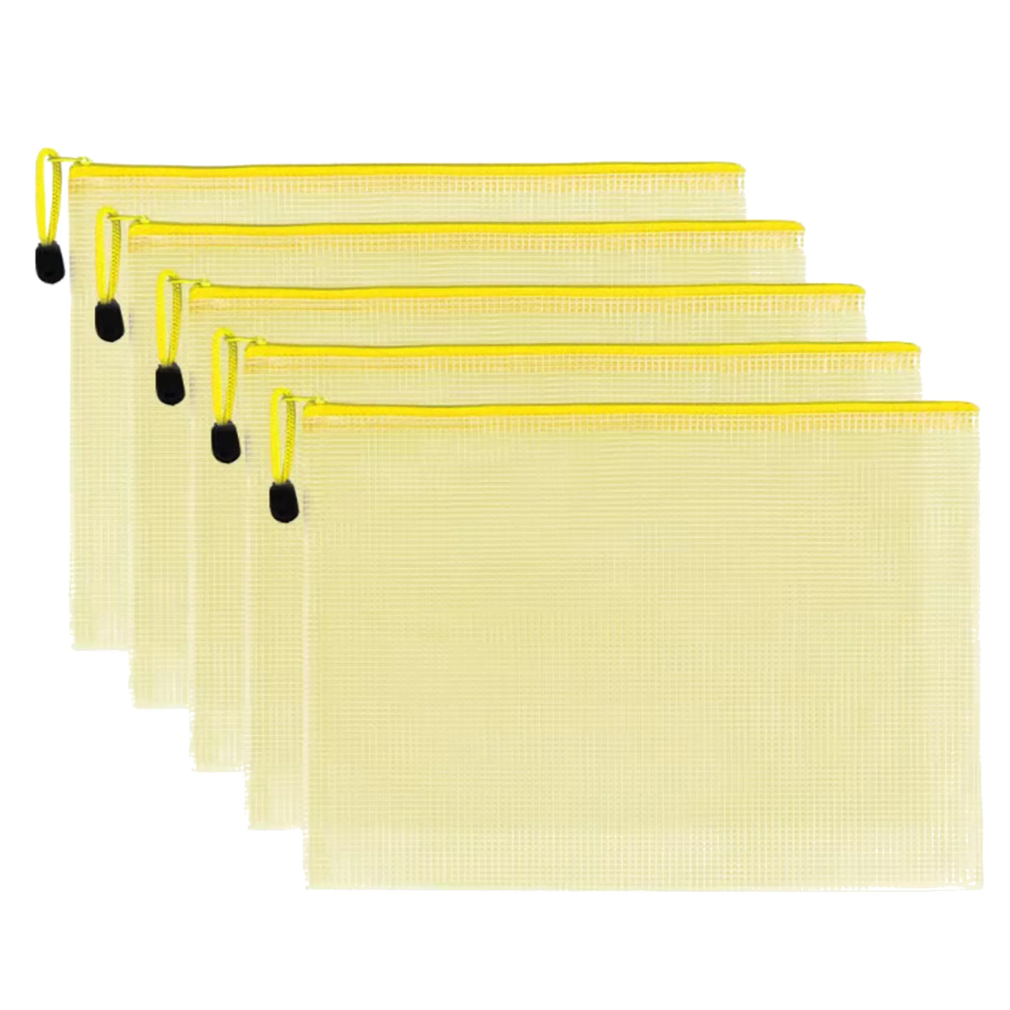 A4 Mesh Document Sleeve File Bag with Zipper 4