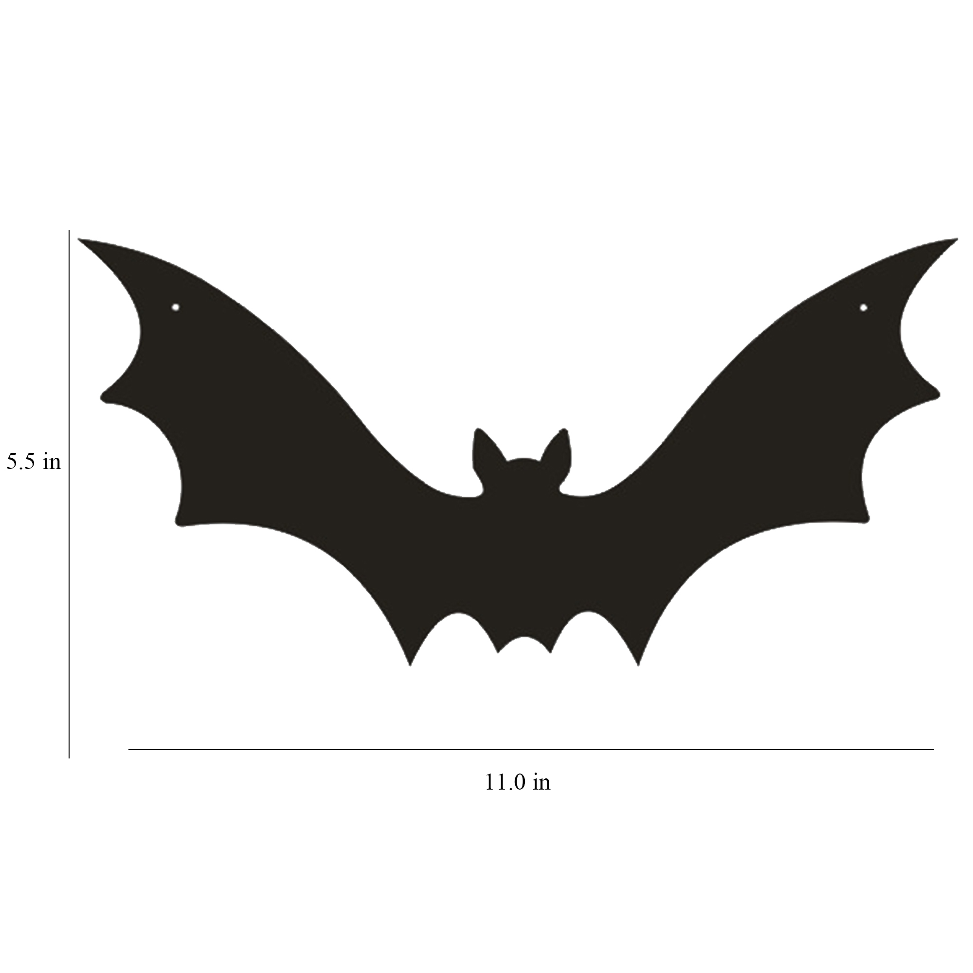 Halloween Outdoor Halloween Bat Ornament 4