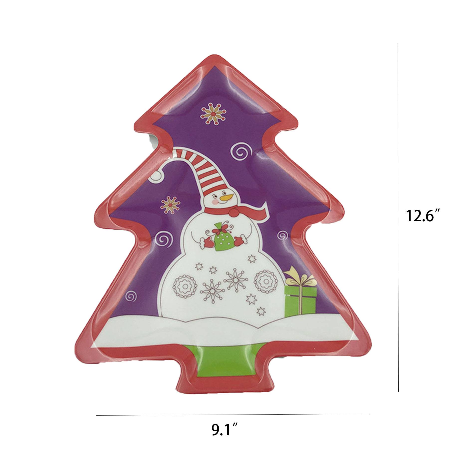 Christmas Tree Melamine Tray 2