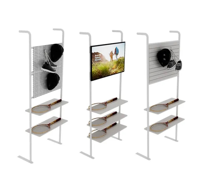 20ft Backlit Trade Show Display – LED Lightbox Display with Shelving 3