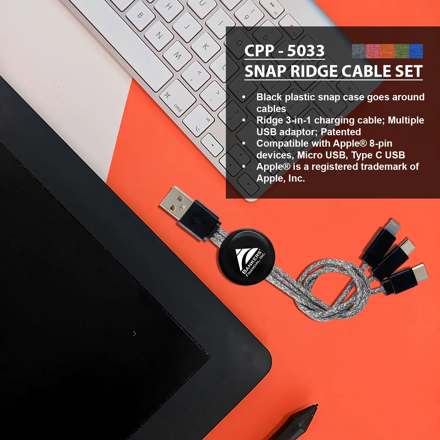 SNAP RIDGE CABLE SET 8