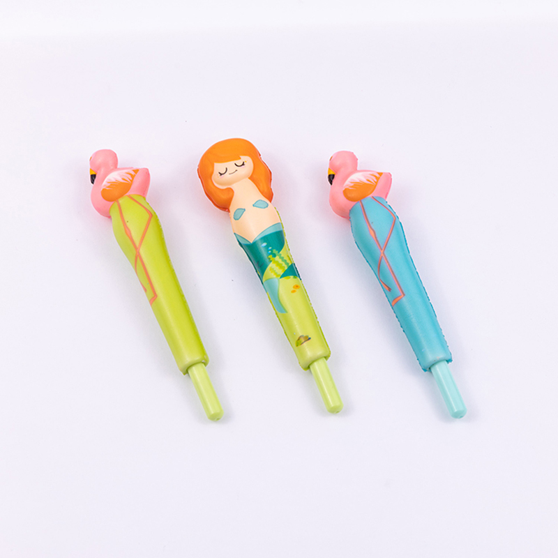 2 in 1 Squishy Flamingo Ball Pen and Squeeze Toy 4