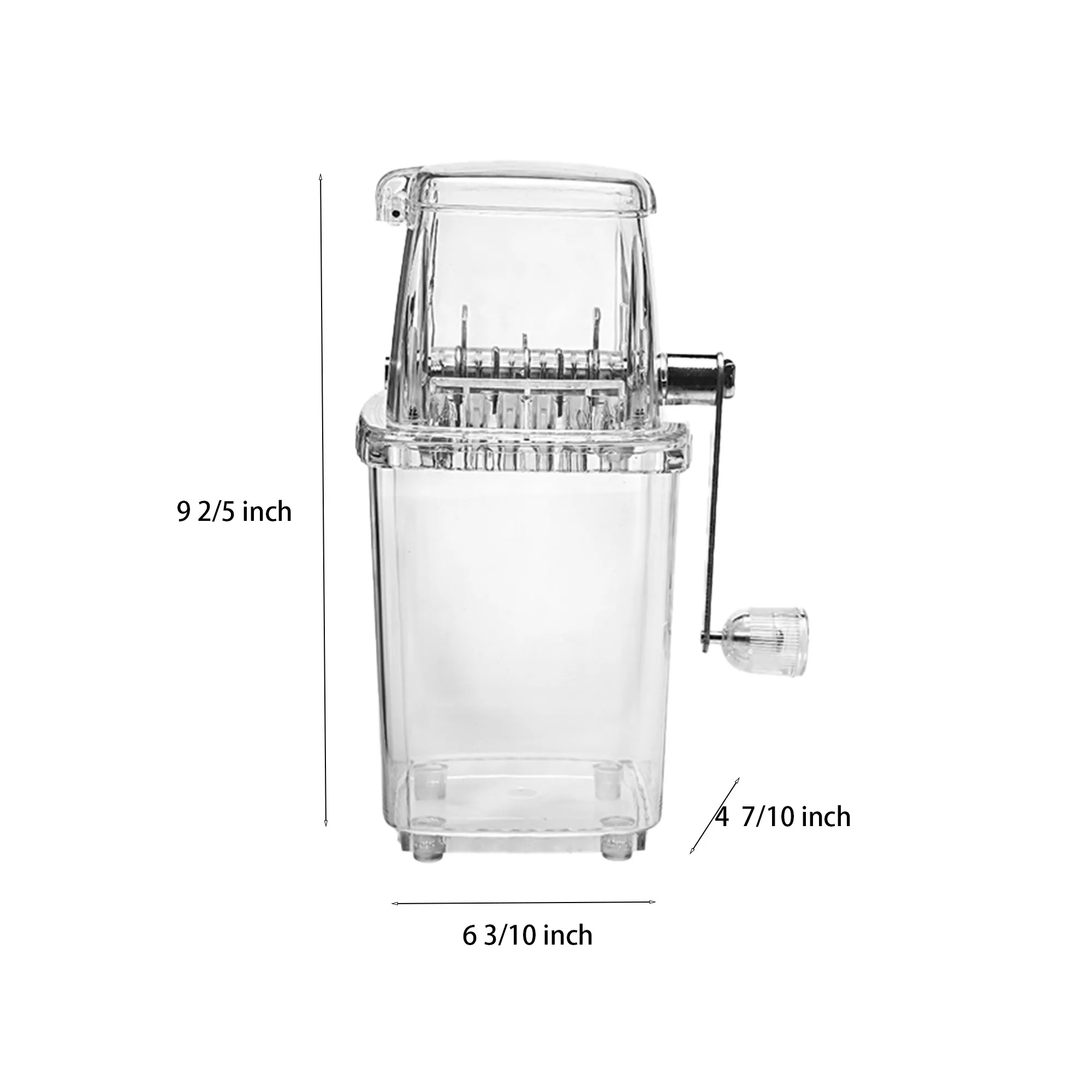 MOQ20. Customizable Hand Crank Shaved Ice Crusher 6