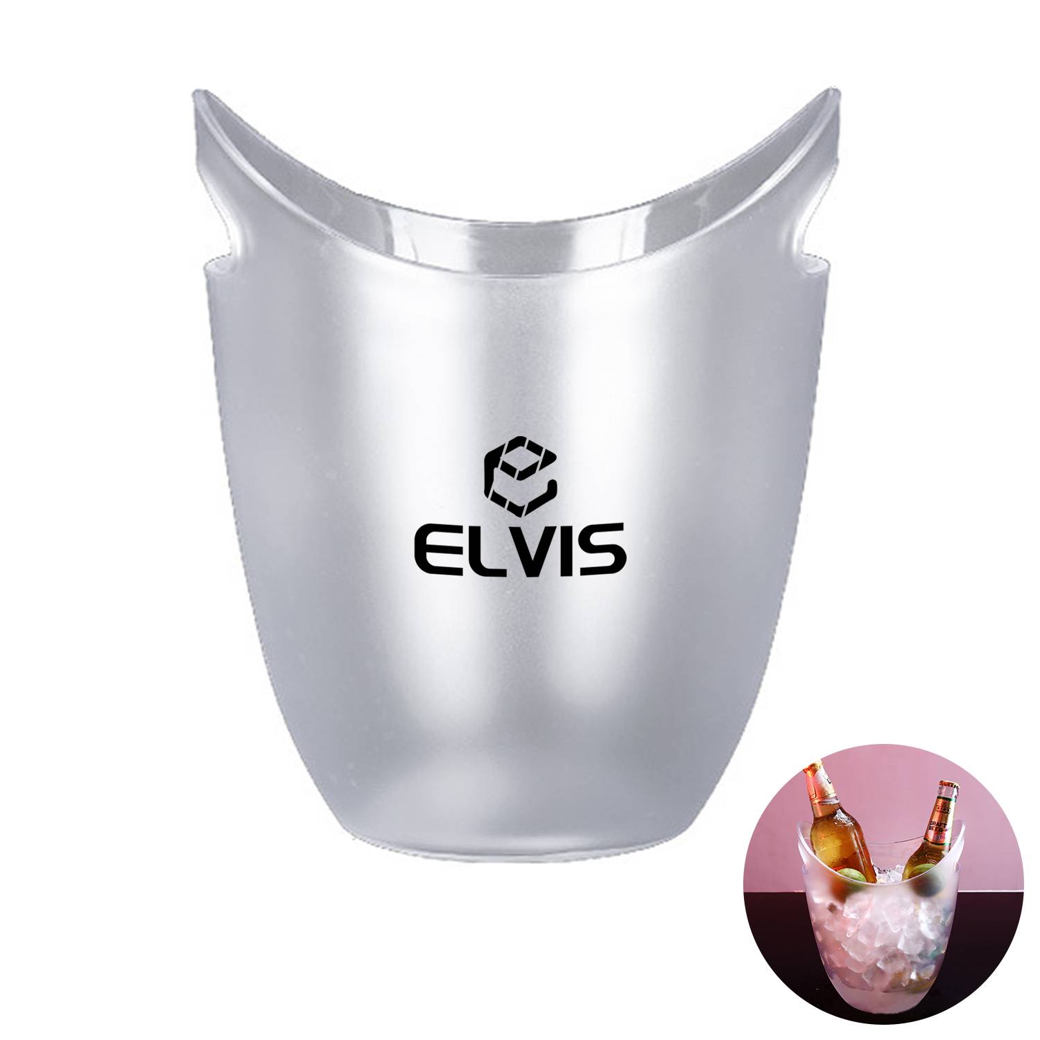 Acrylic Commercial Bar Ice Bucket 3