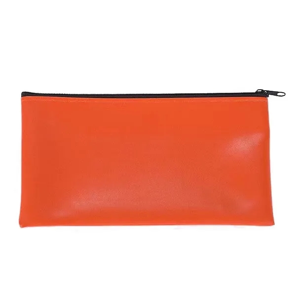 Zipper PU Leather Bank Deposit Bag 4