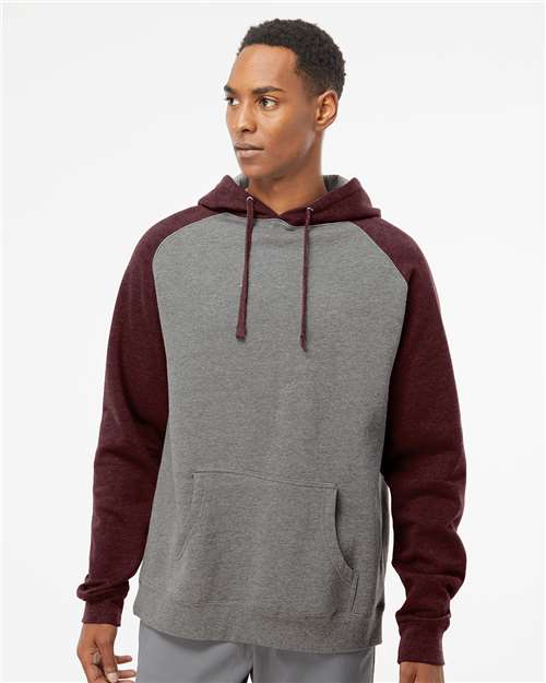 Unisex Raglan Hooded Sweatshirt - IND40RP 80