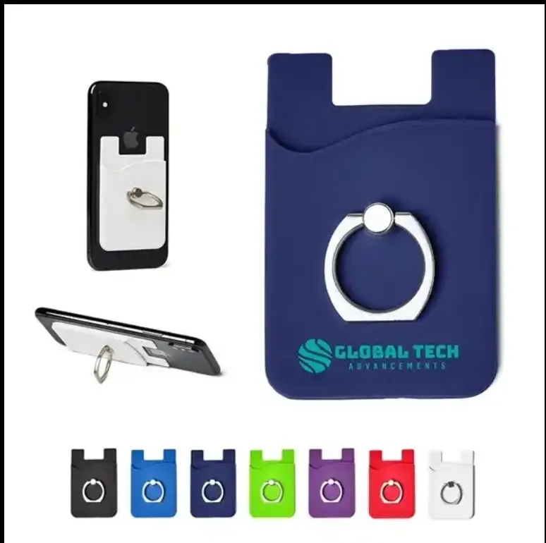 Silicone Phone Wallet With Ring 2