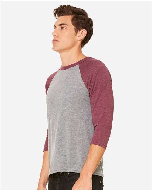 Unisex Three-Quarter Sleeve Baseball Tee - 3200 40