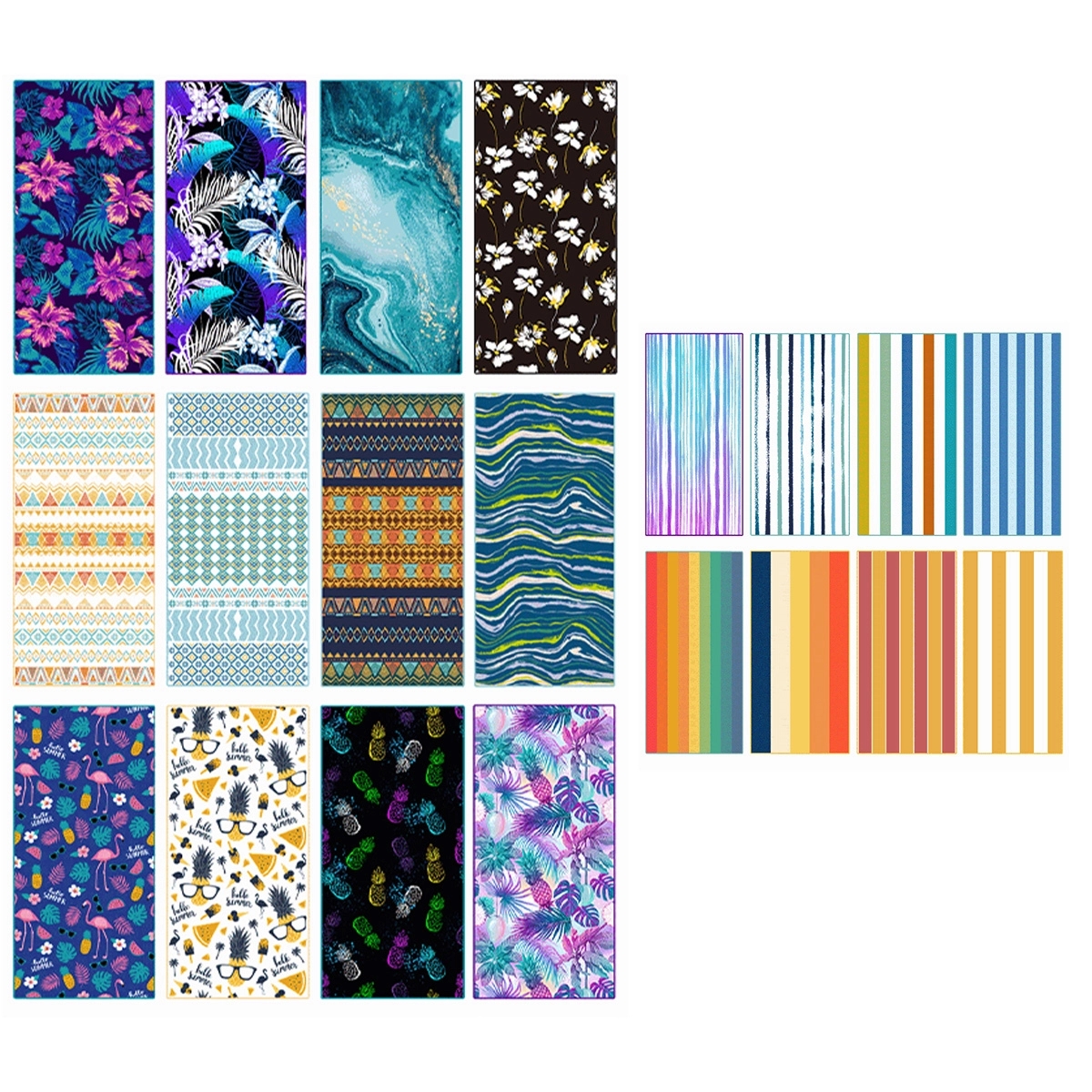 Microfiber Velour Beach Towel 3