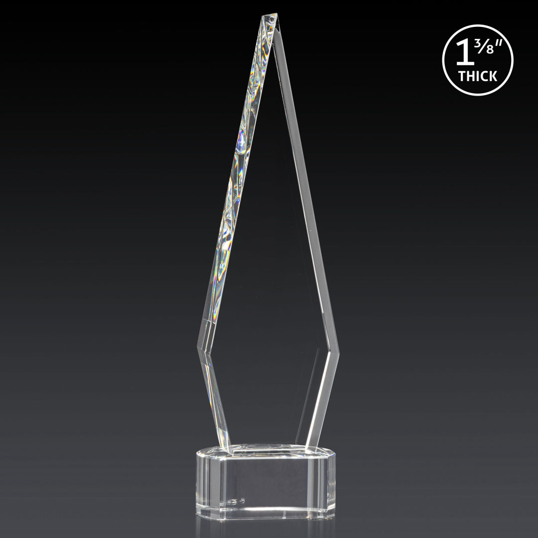 Springfield 3D Award on Paragon Base - Clear 9