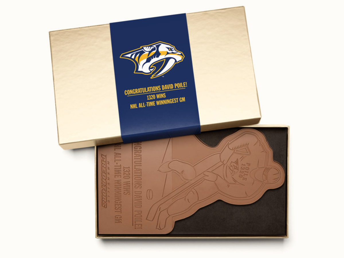 14"x 8" Custom Decorated Chocolate Shape with Luxury Custom Packaging 7