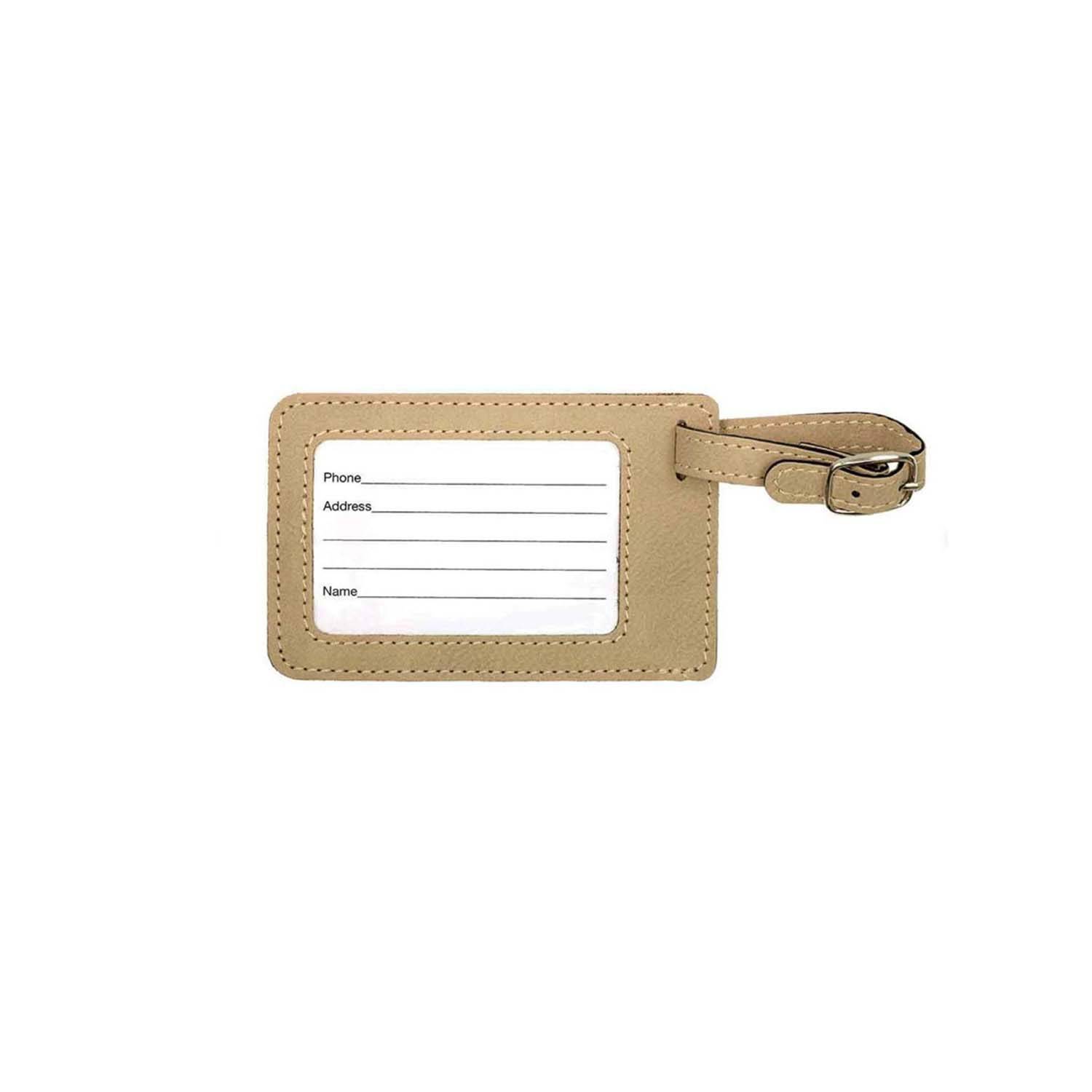 Fashionable And Minimalist Leather Luggage Tag 8