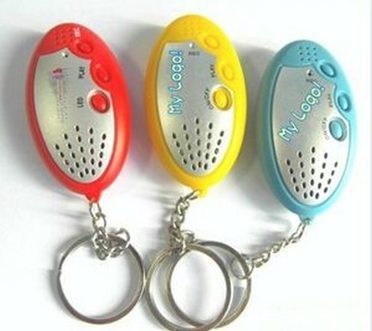 Recorder Key Chain W/ LED Flashlight 1