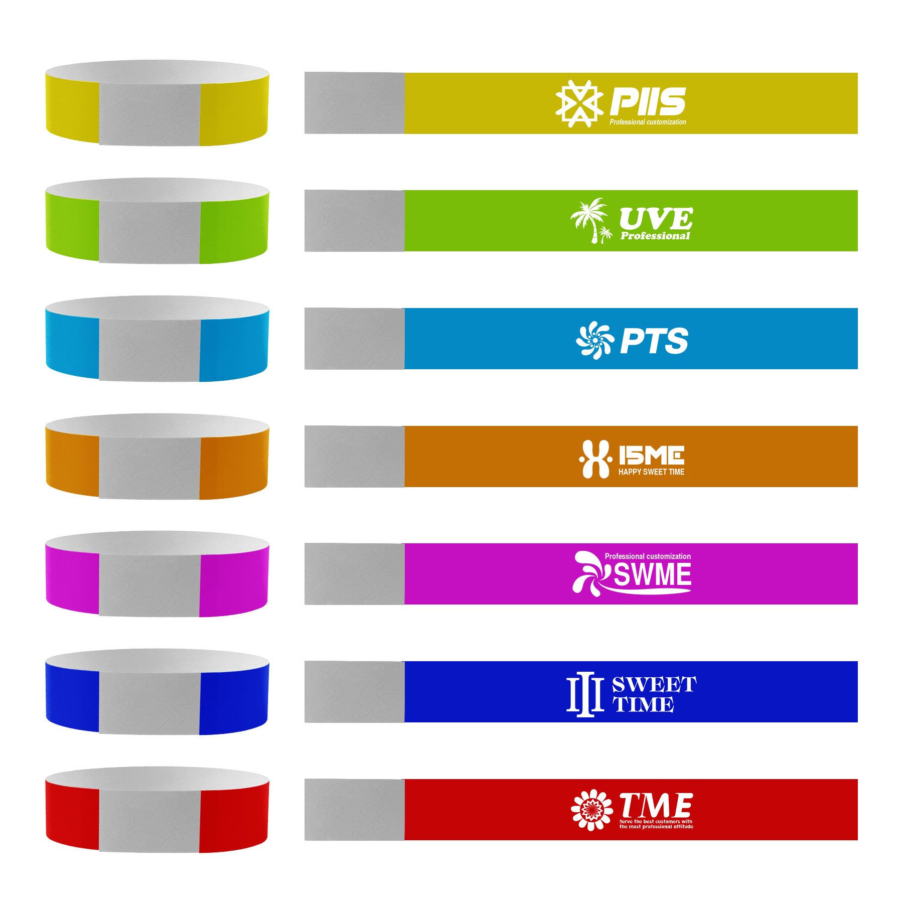 Custom Printed Paper Wristband 1