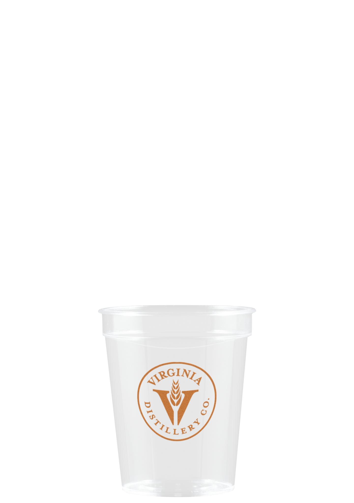 2 oz Hard Plastic Smooth Cup Clear Hi-Speed Print 2