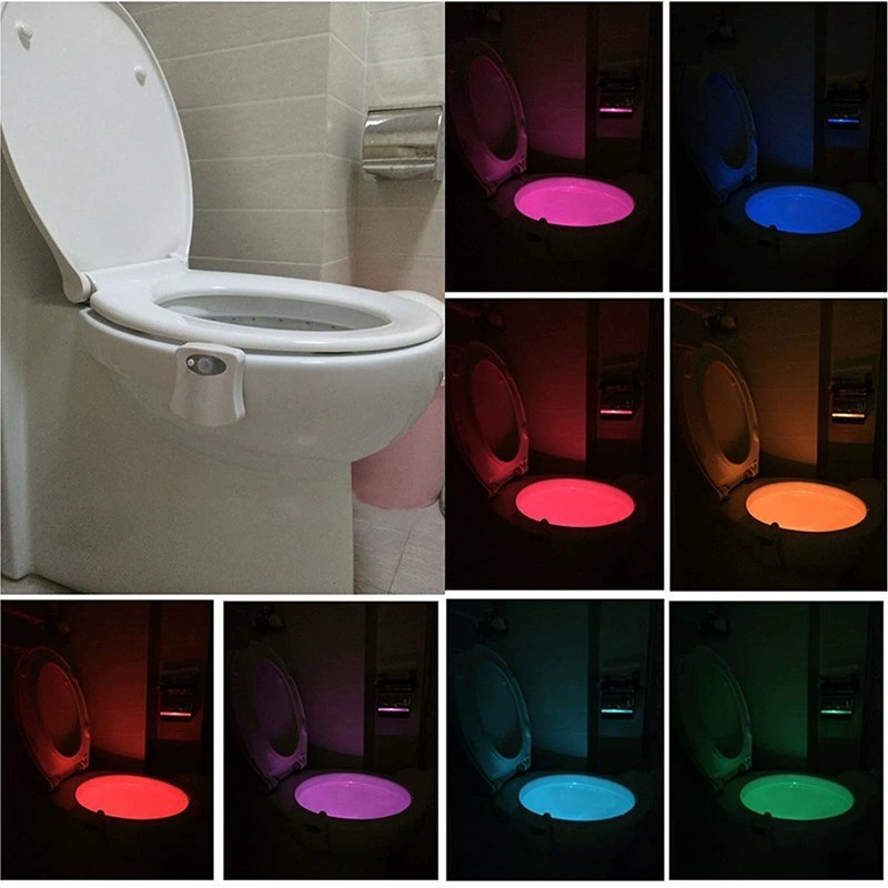 Light Sensor LED Hanging Toilet Light 3