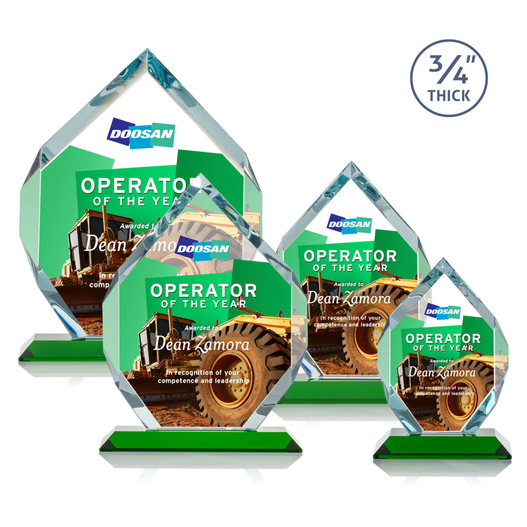 Royal Diamond VividPrint™ Award - Green 7
